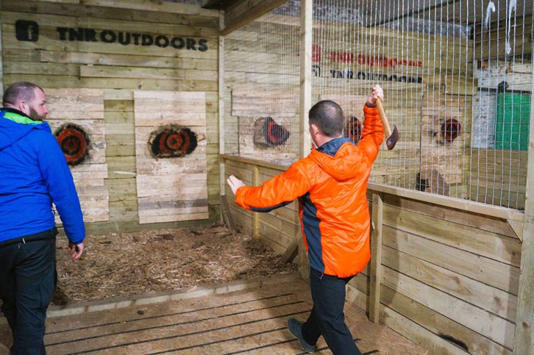 30minute Axe Throwing sessions TNR Outdoors
